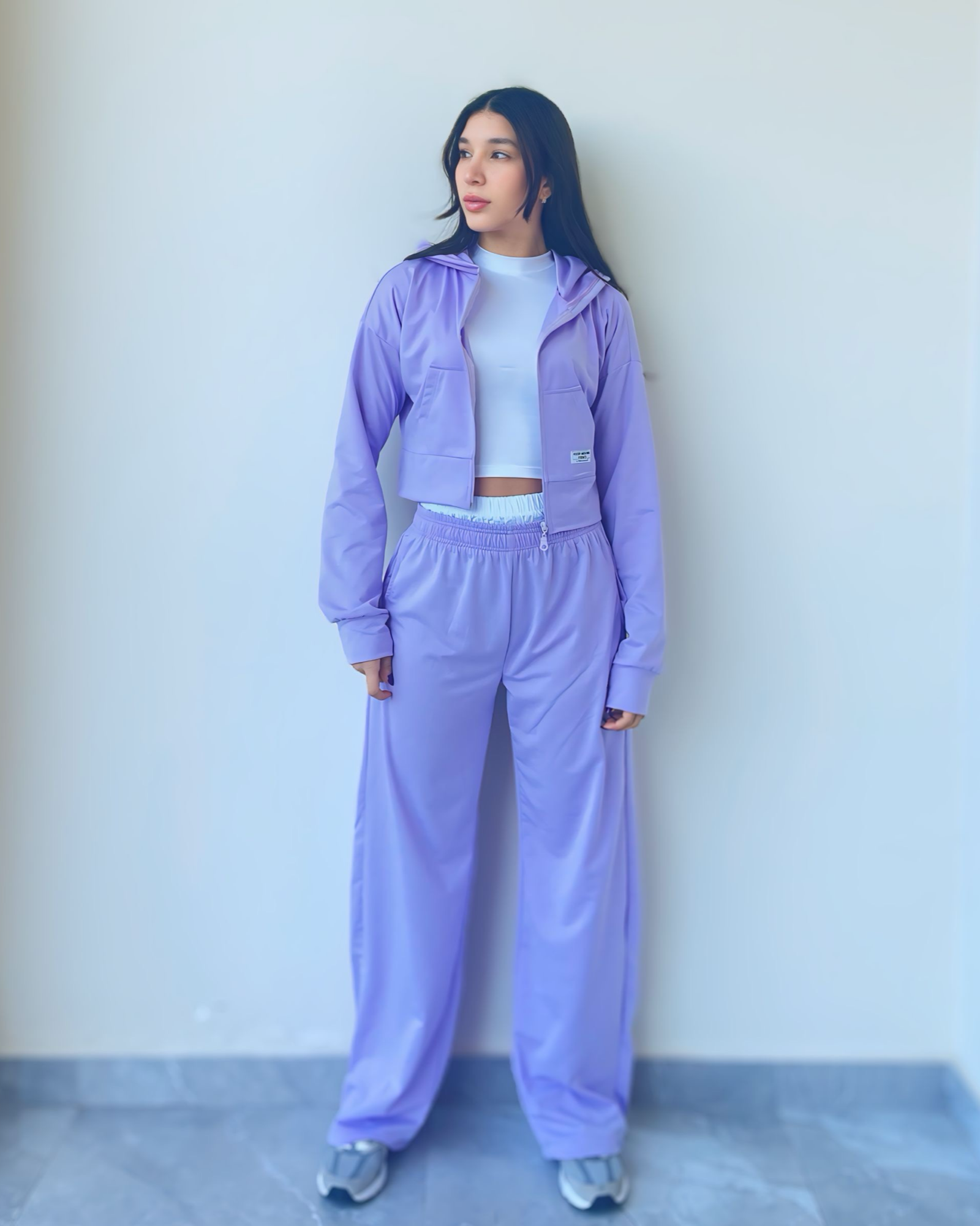 Zoey Crop Jacket Set