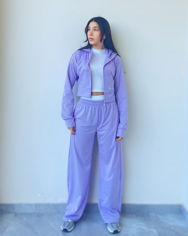 Zoey Crop Jacket Set