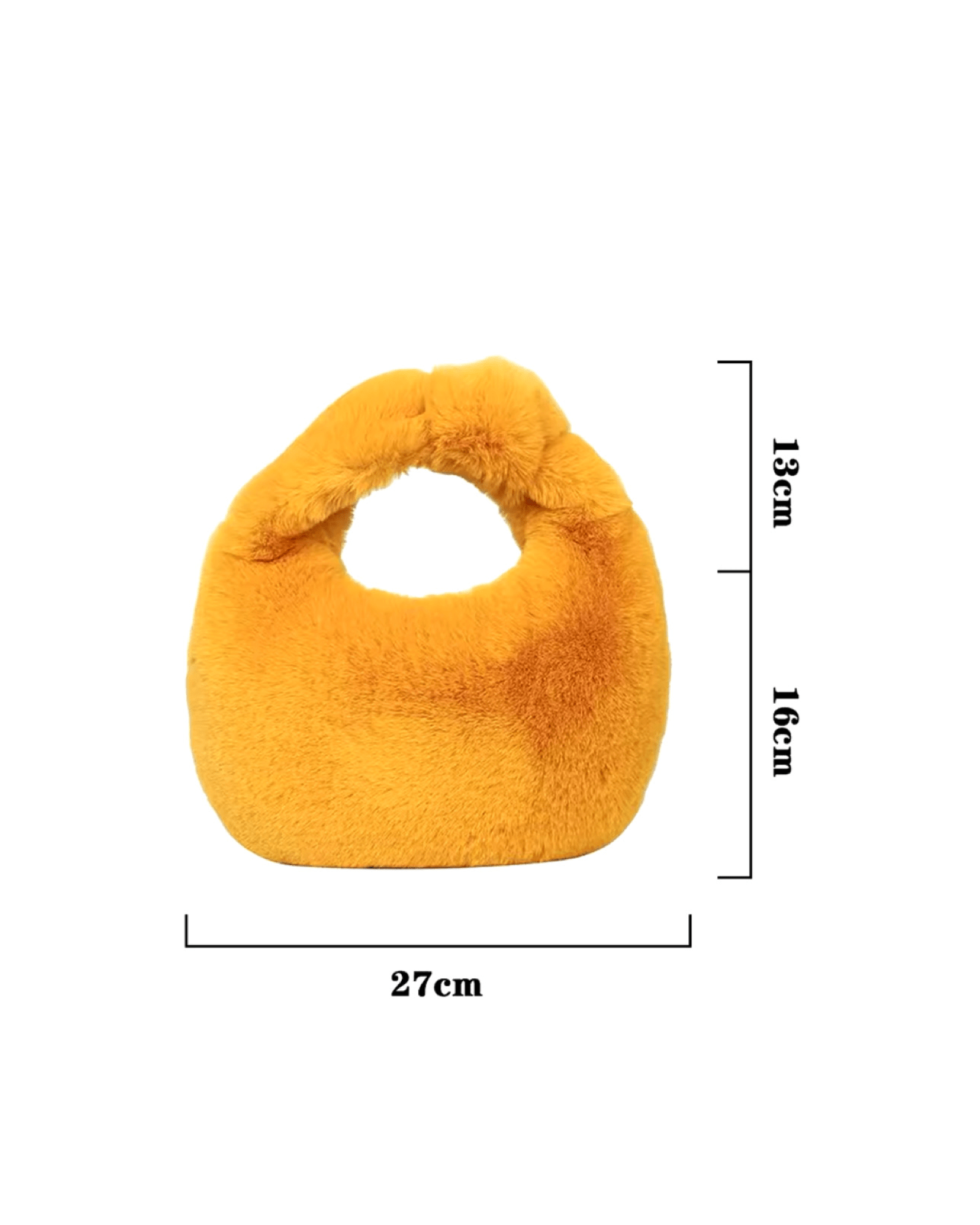 Wrist Faux Fur Bag