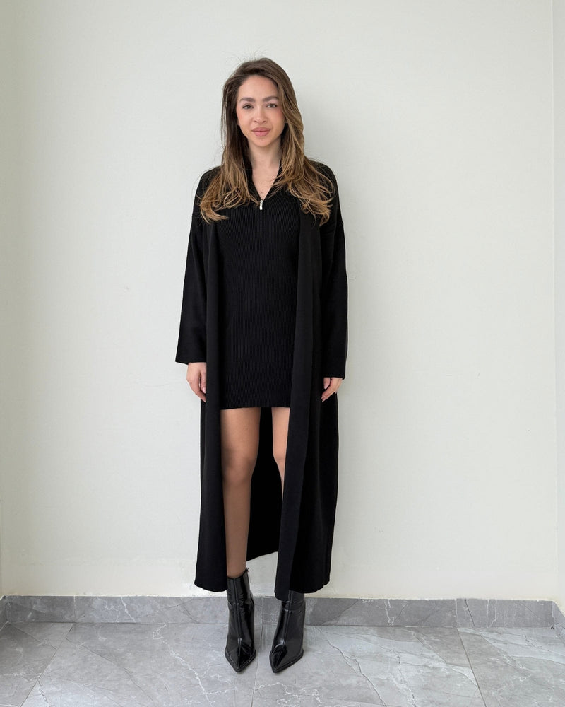 Scarlet Dress & Cardigan