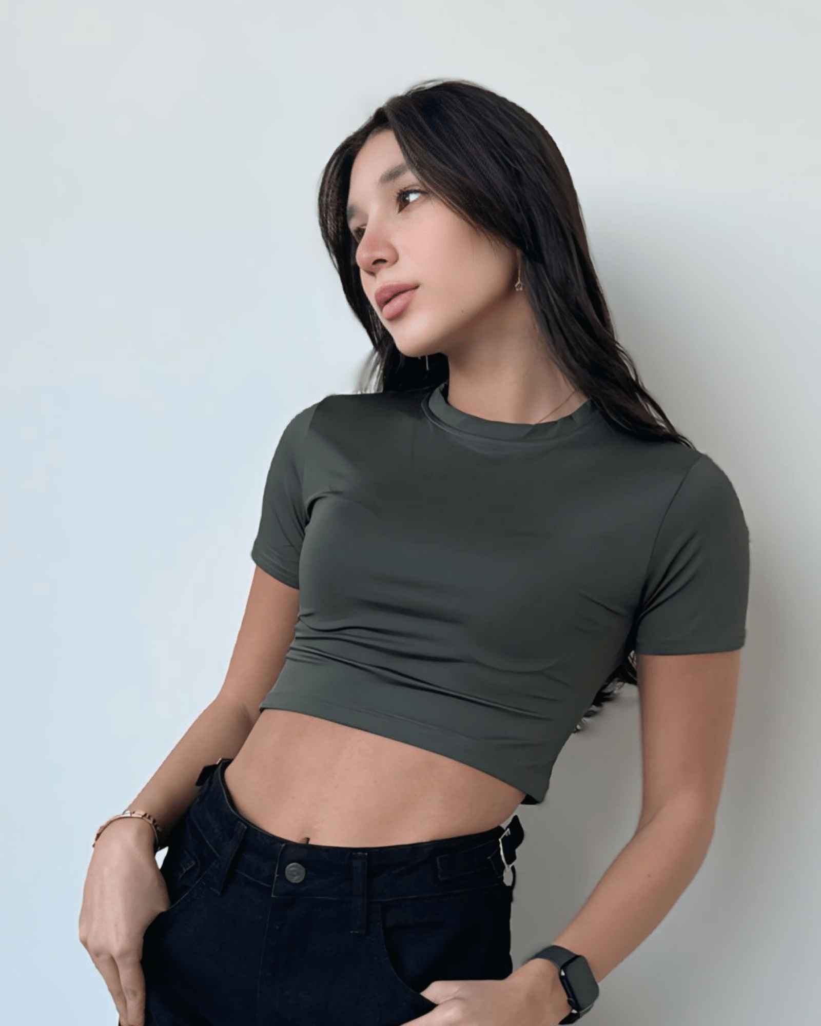 Roundneck Croptop