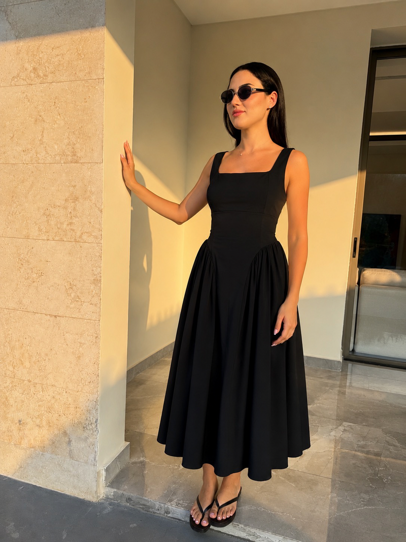 Elodie padded dress