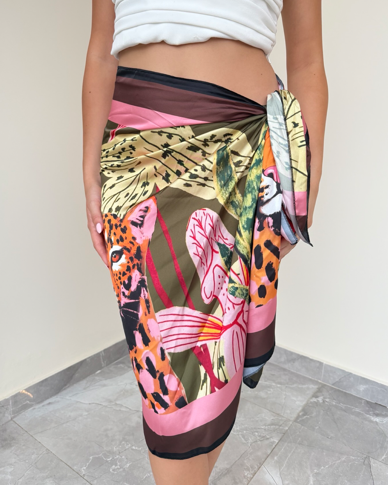 Tropicana Silk Skirt