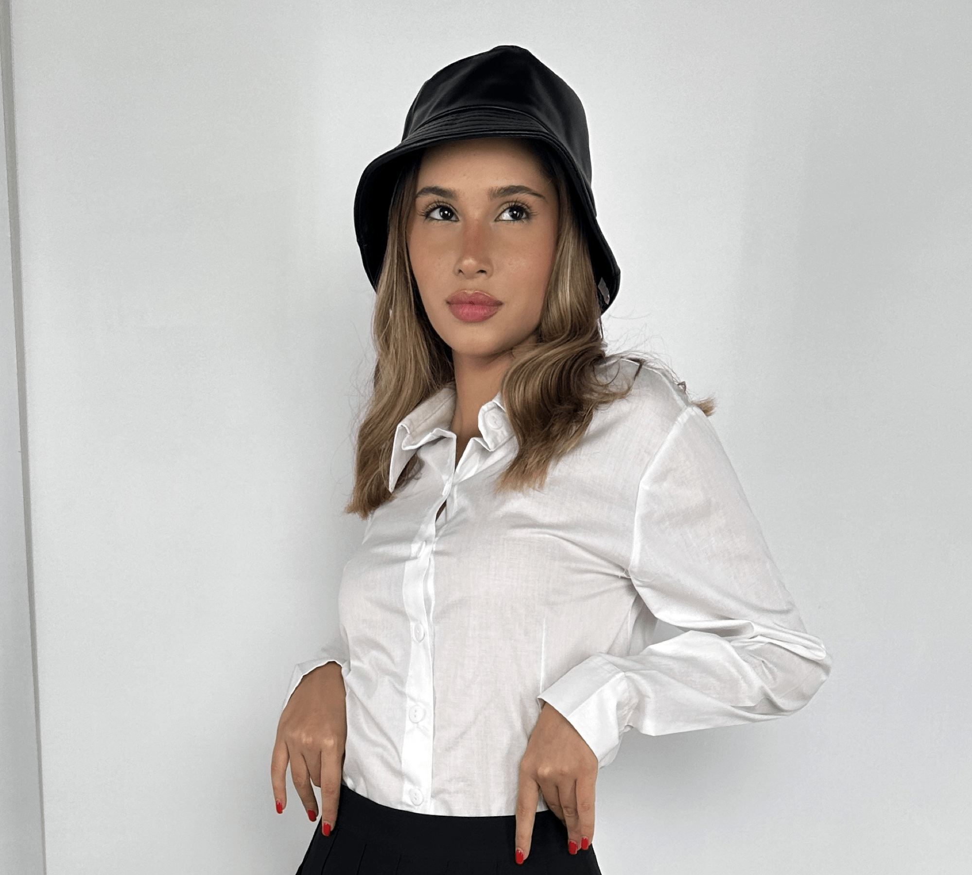 Leather Bucket Hat