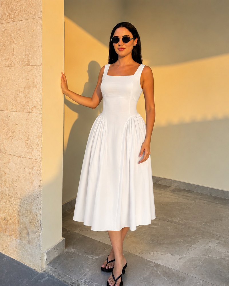 Elodie padded dress