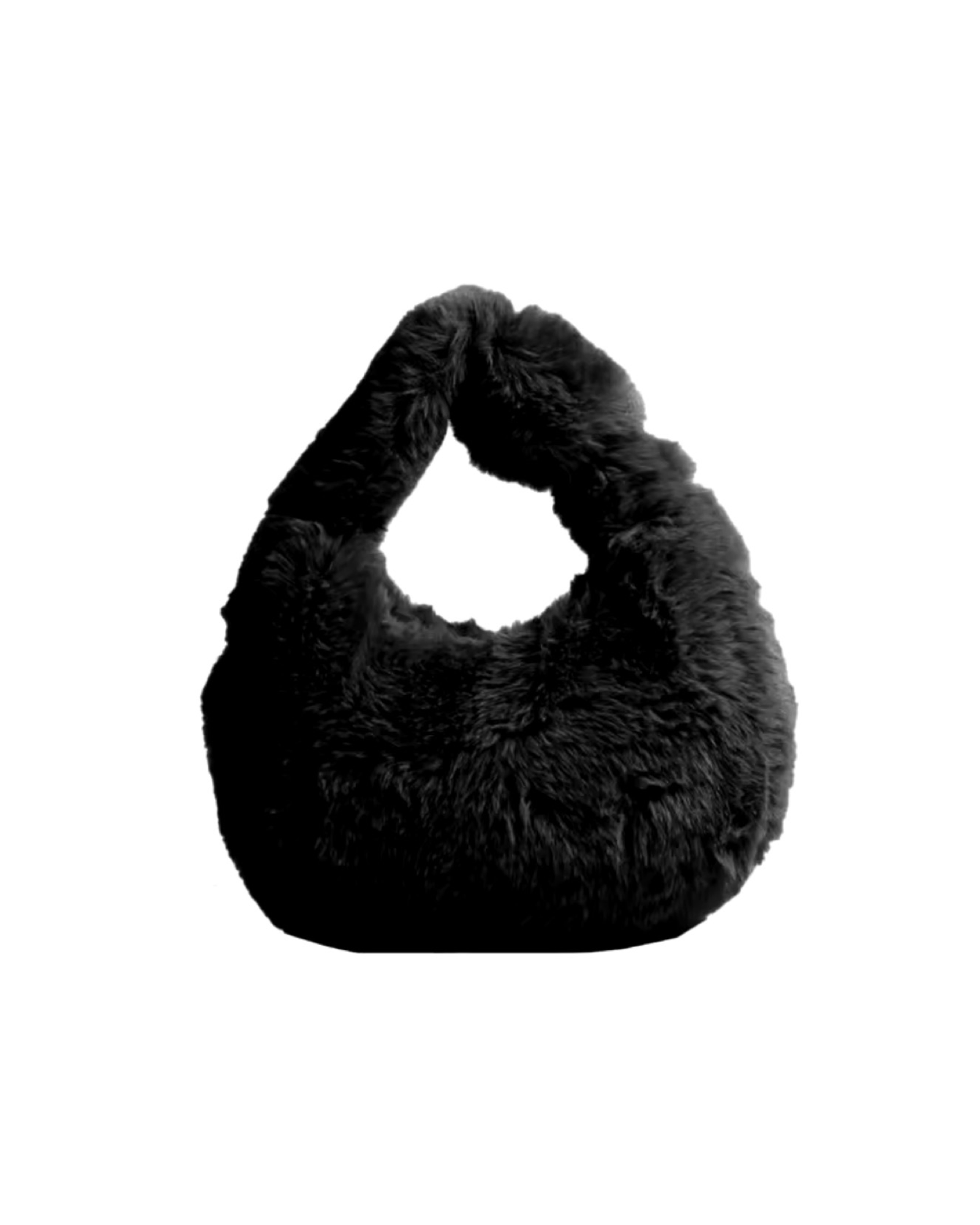 Wrist Faux Fur Bag