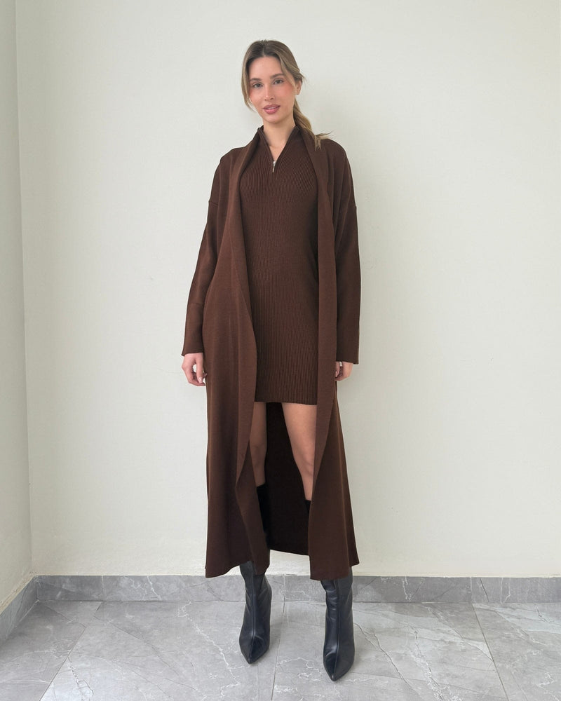 Scarlet Dress & Cardigan