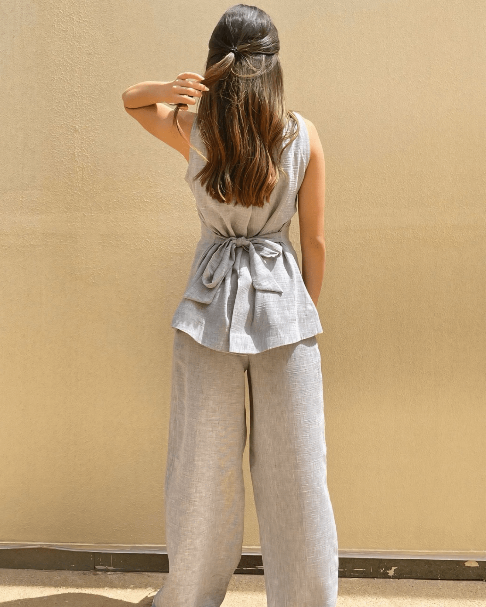 Capri Linen Set - IvoryTone Edition