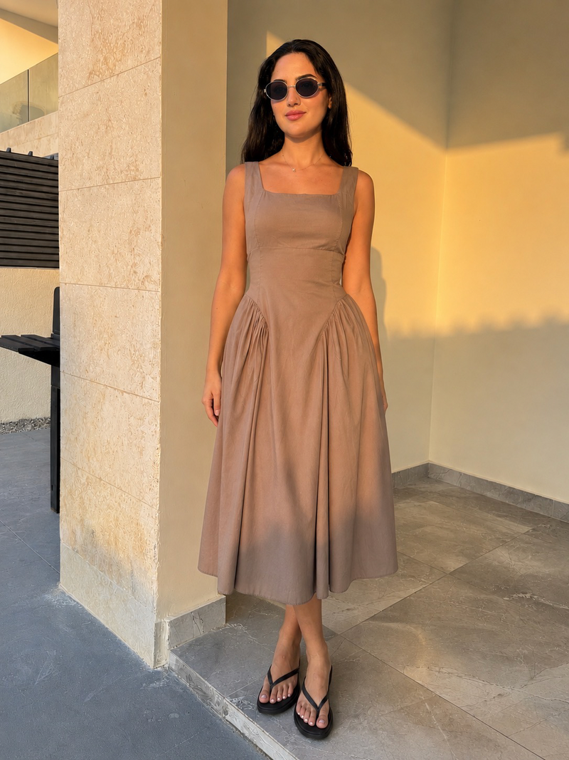 Elodie padded dress
