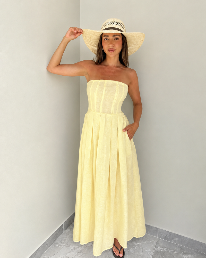 Camilla Linen Dress