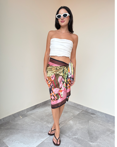 Tropicana Silk Skirt