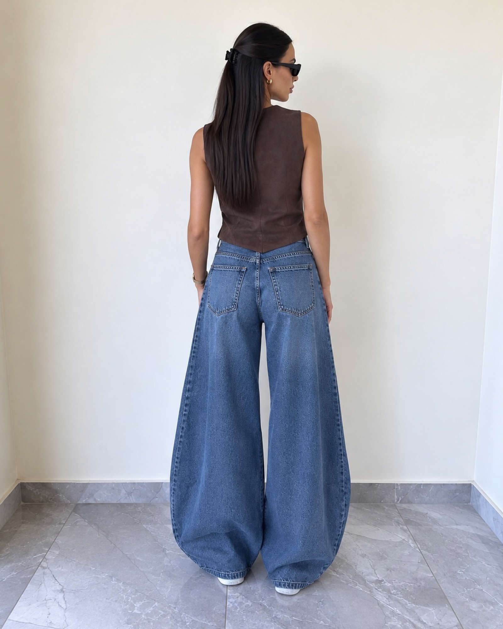 Balloon Fit Jeans 100% Cotton