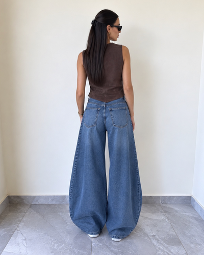 Balloon Fit Jeans 100% Cotton