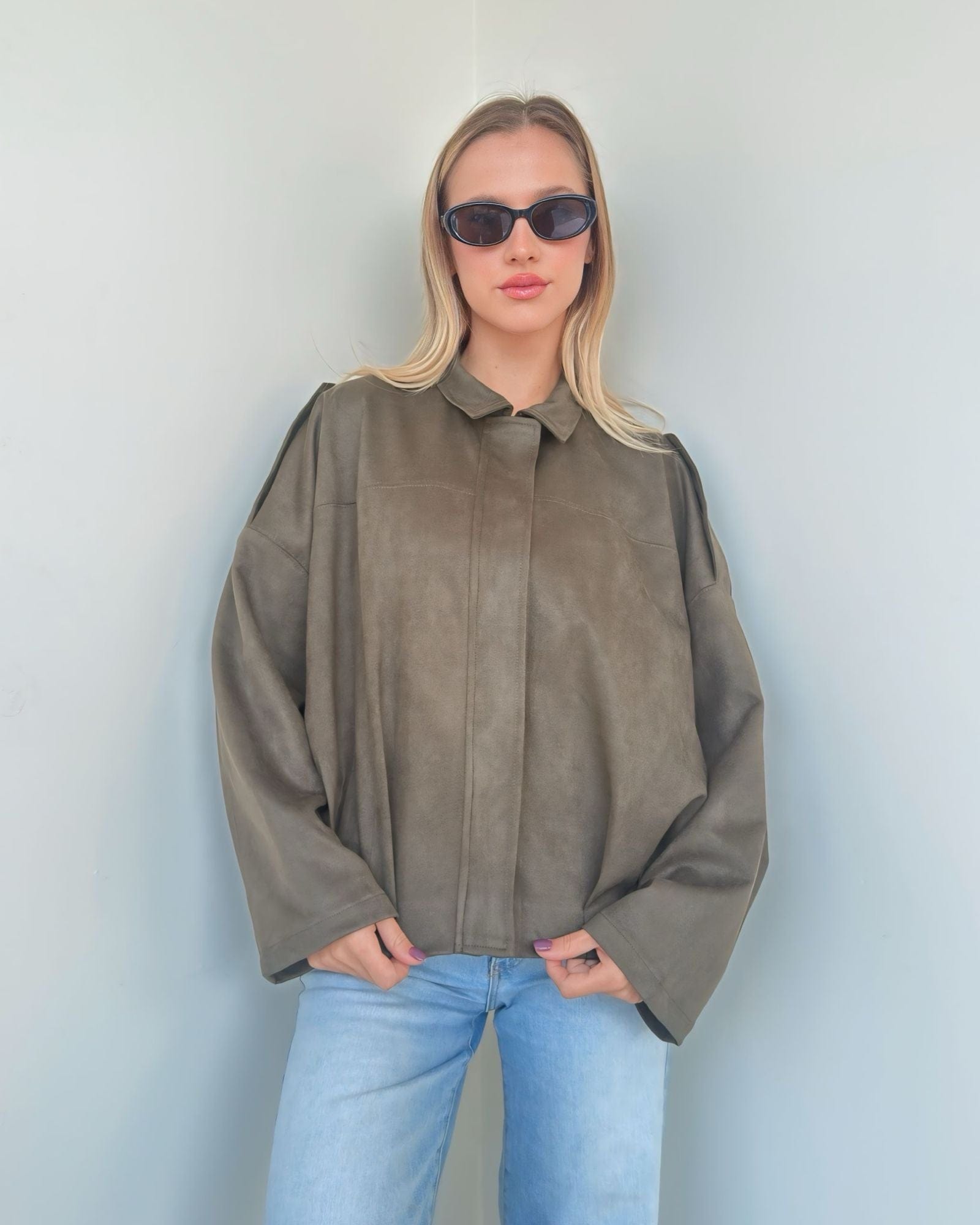 Bomber Suede Jacket