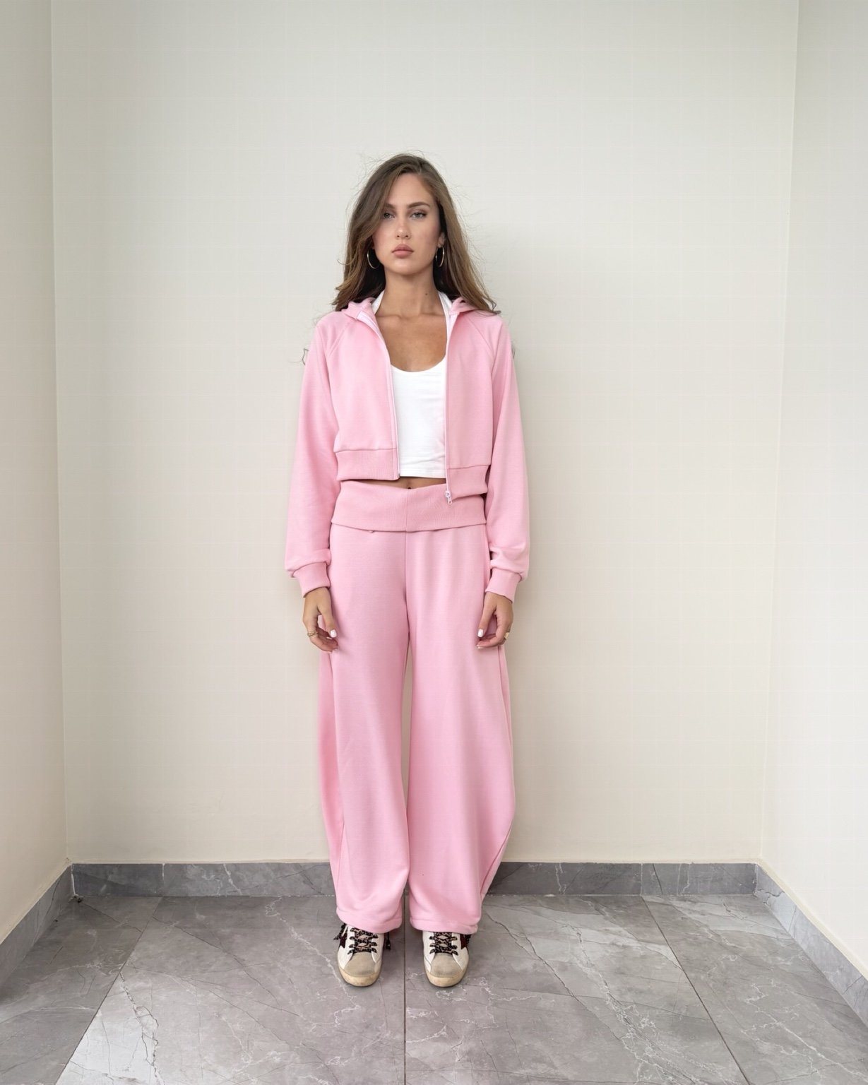 Stormy Cropped Jacket Comfy Set