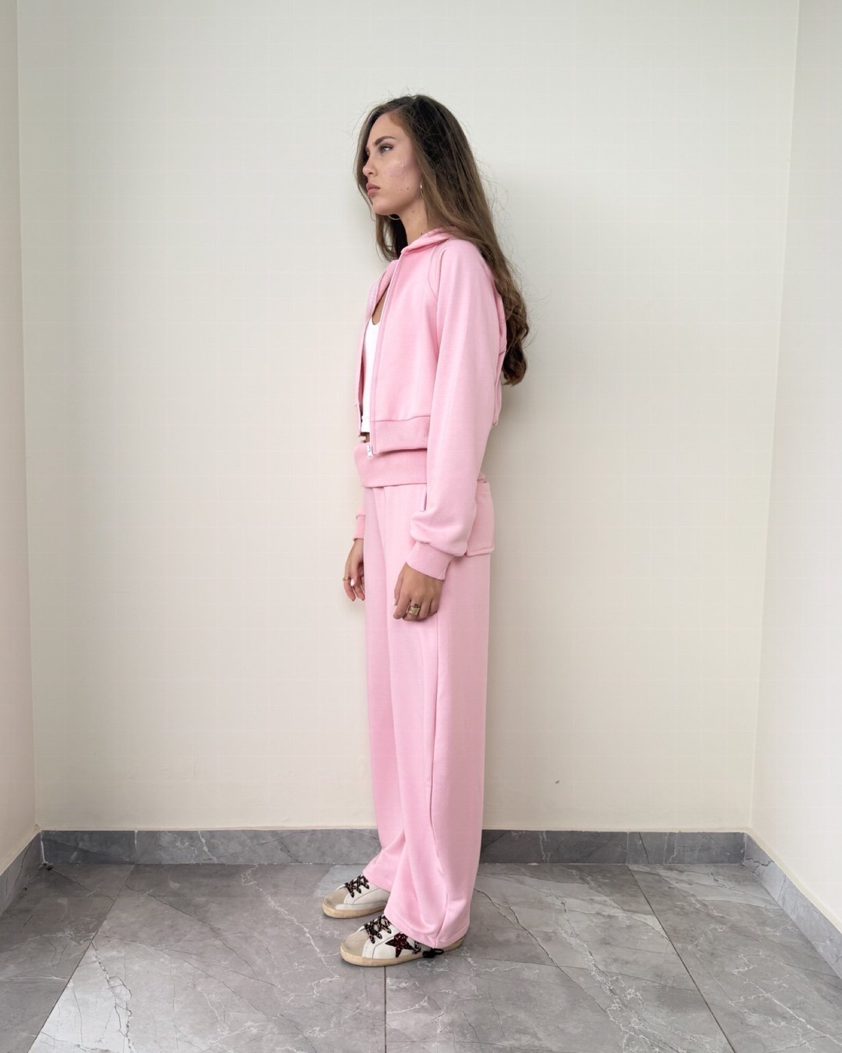 Stormy Cropped Jacket Comfy Set