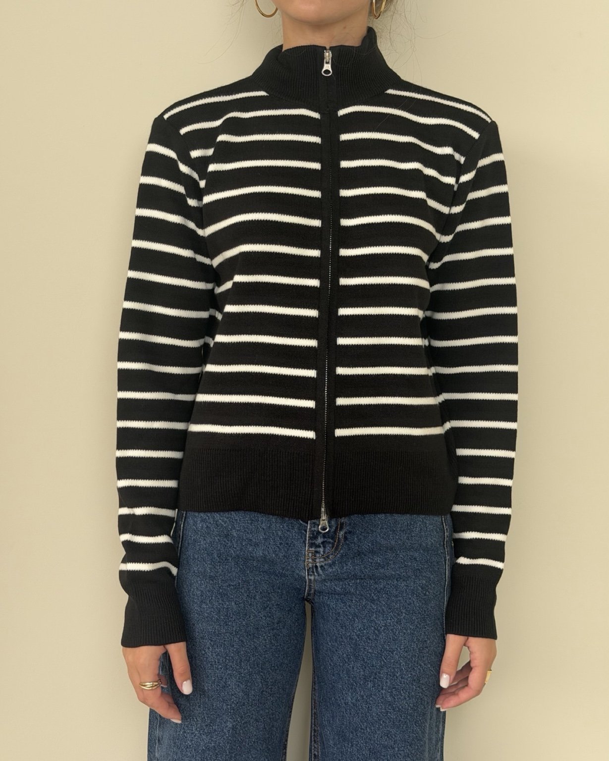 Striped Knit Sweater