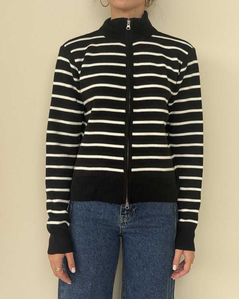 Striped Knit Sweater
