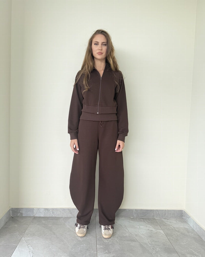Stormy Cropped Jacket Comfy Set