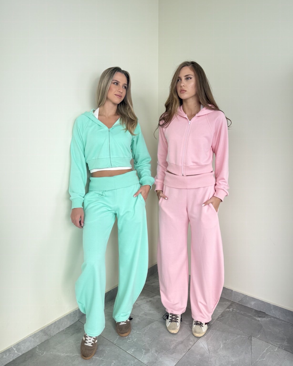 Stormy Cropped Jacket Comfy Set