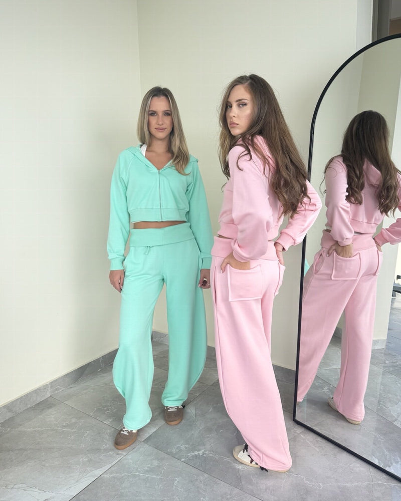 Stormy Cropped Jacket Comfy Set