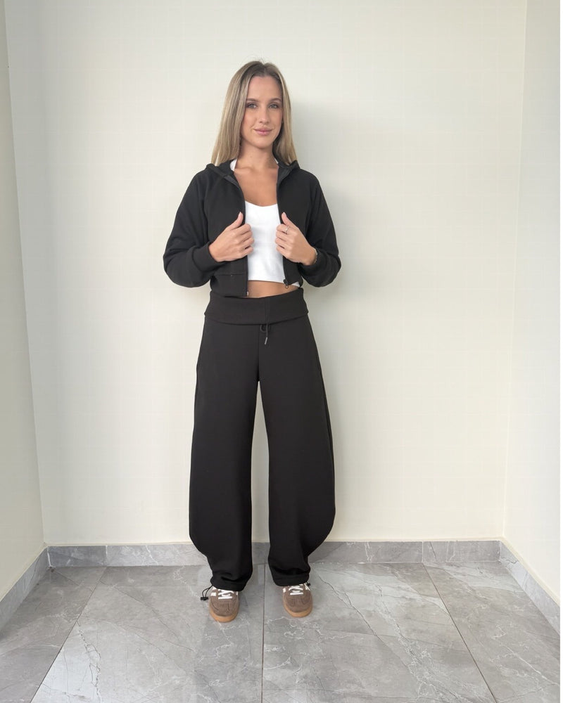 Stormy Cropped Jacket Comfy Set