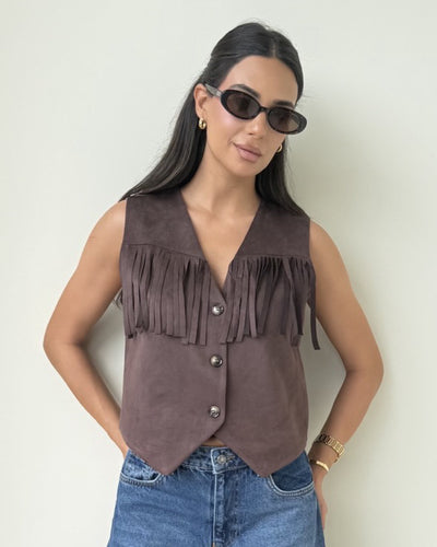 Fringe Gilet