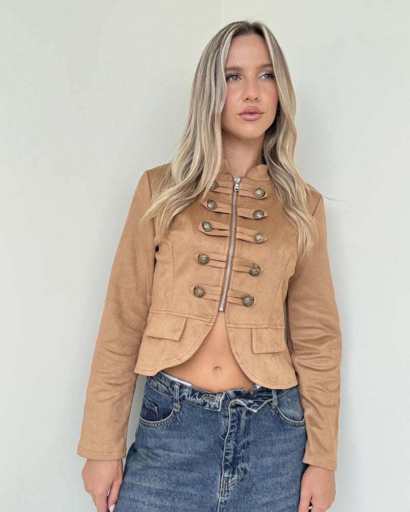 Chinese Style Suede Jacket