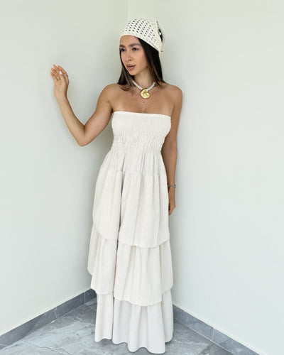 Lucia Linen Dress