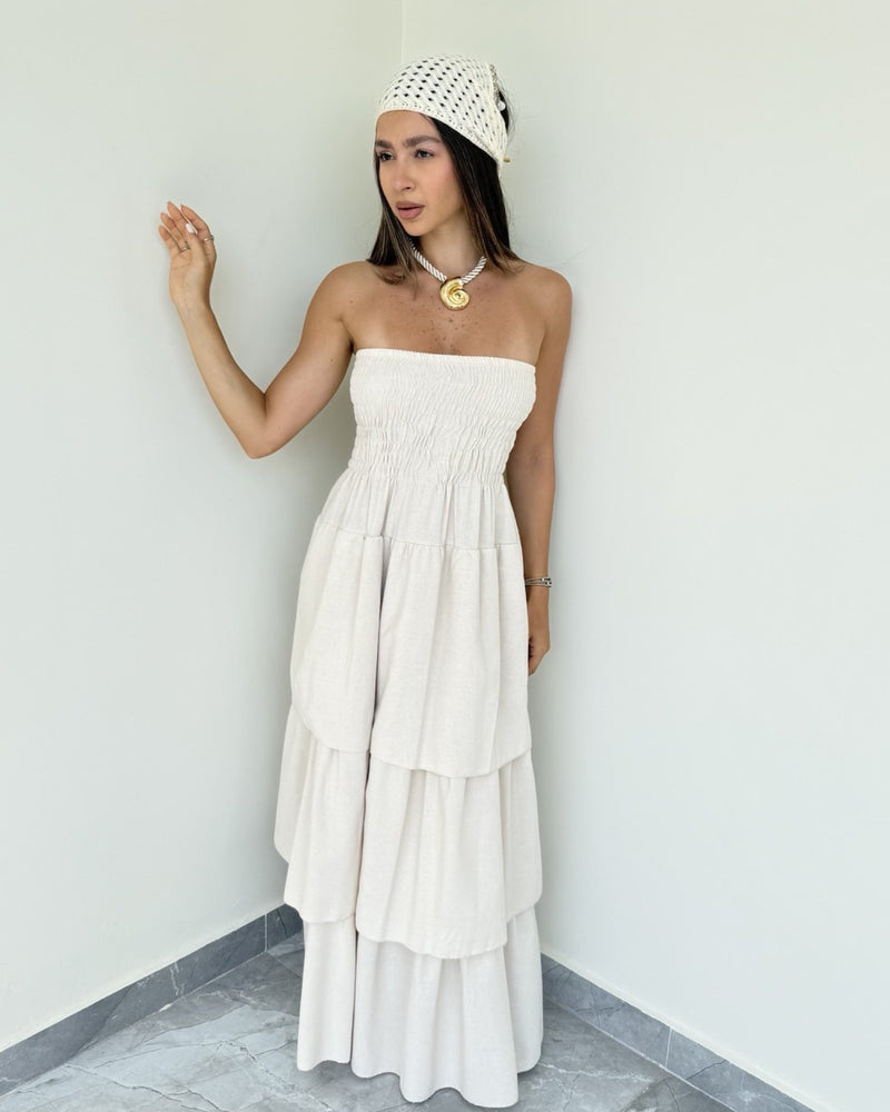Lucia Linen Dress