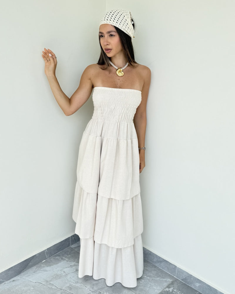Lucia Linen Dress