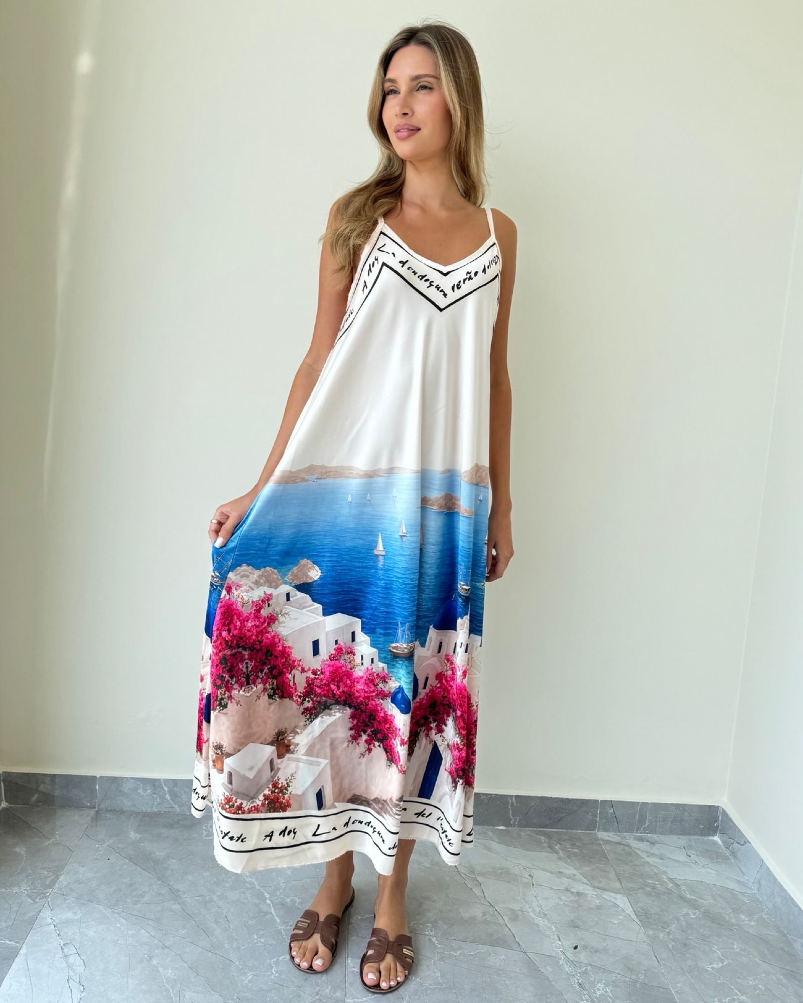 Portofino Silk Dress