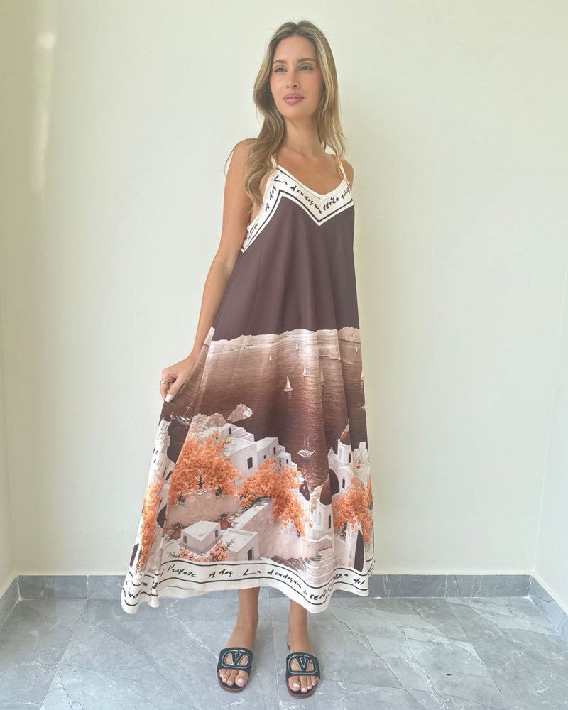 Portofino Silk Dress