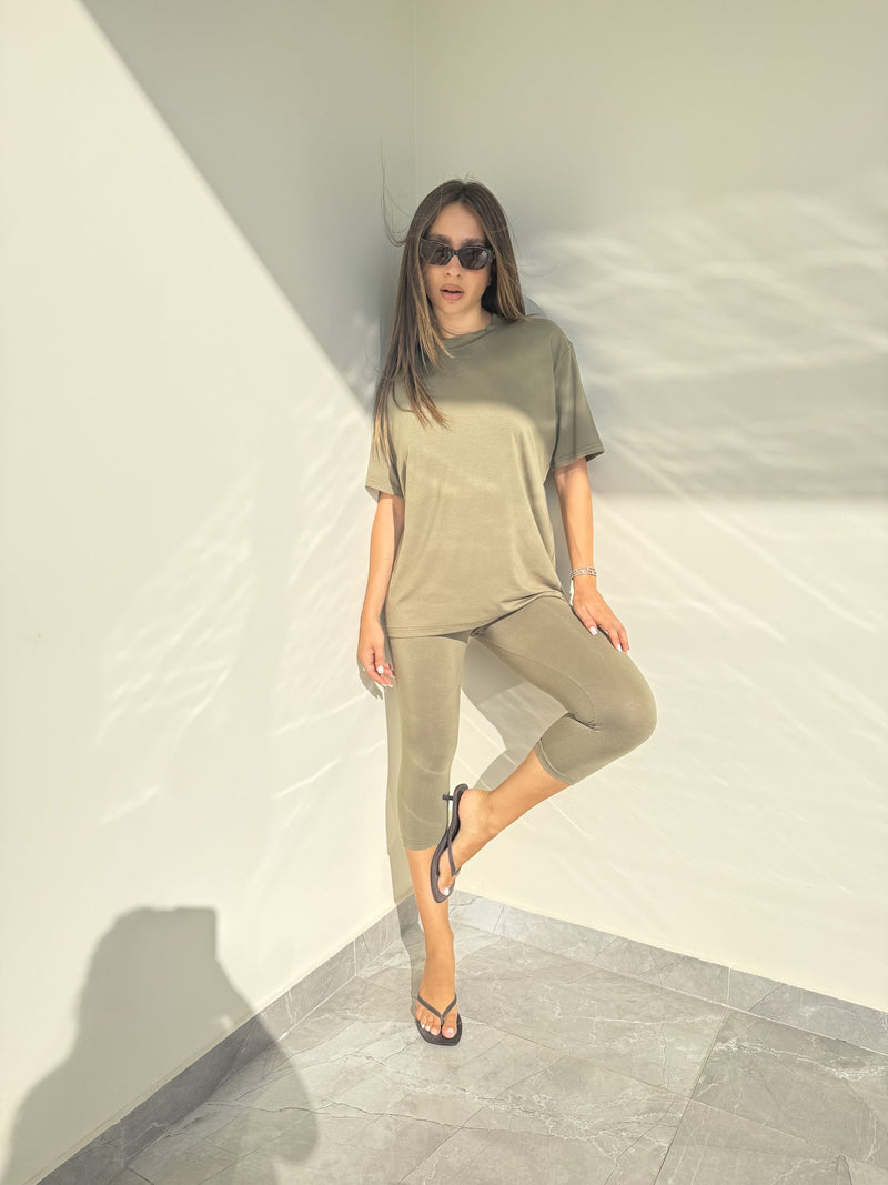 Capris Oversized Comfy Set