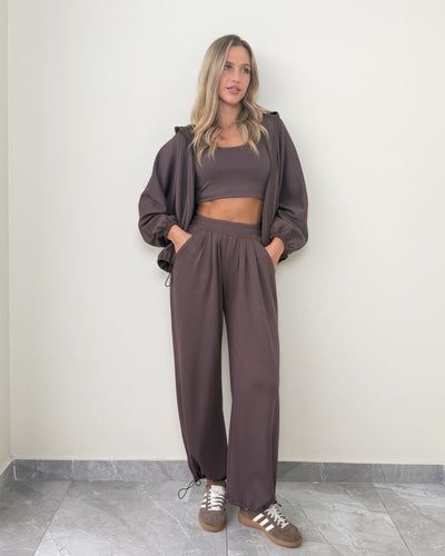 Kiara Comfy Long Jacket 3 Piece Set