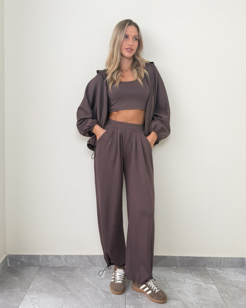 Kiara Comfy Long Jacket 3 Piece Set