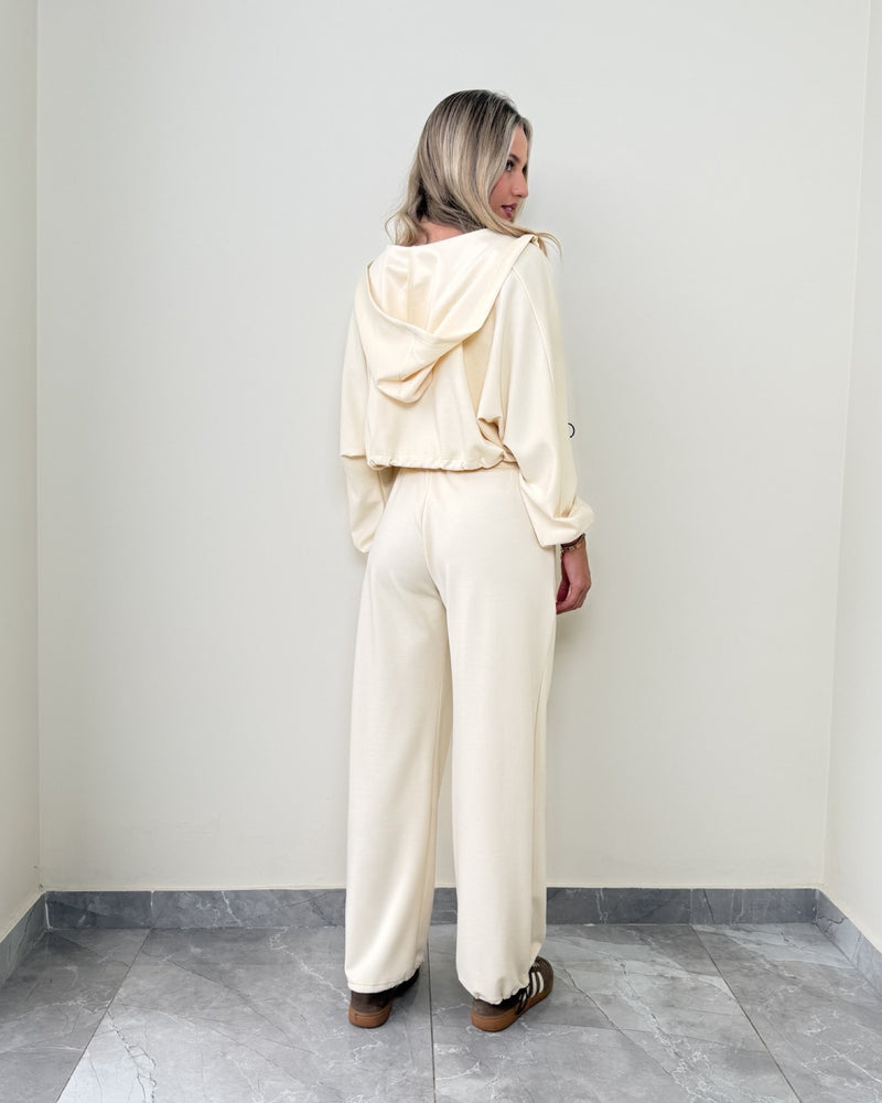 Kiara Comfy Cropped Jacket 3 Piece Set