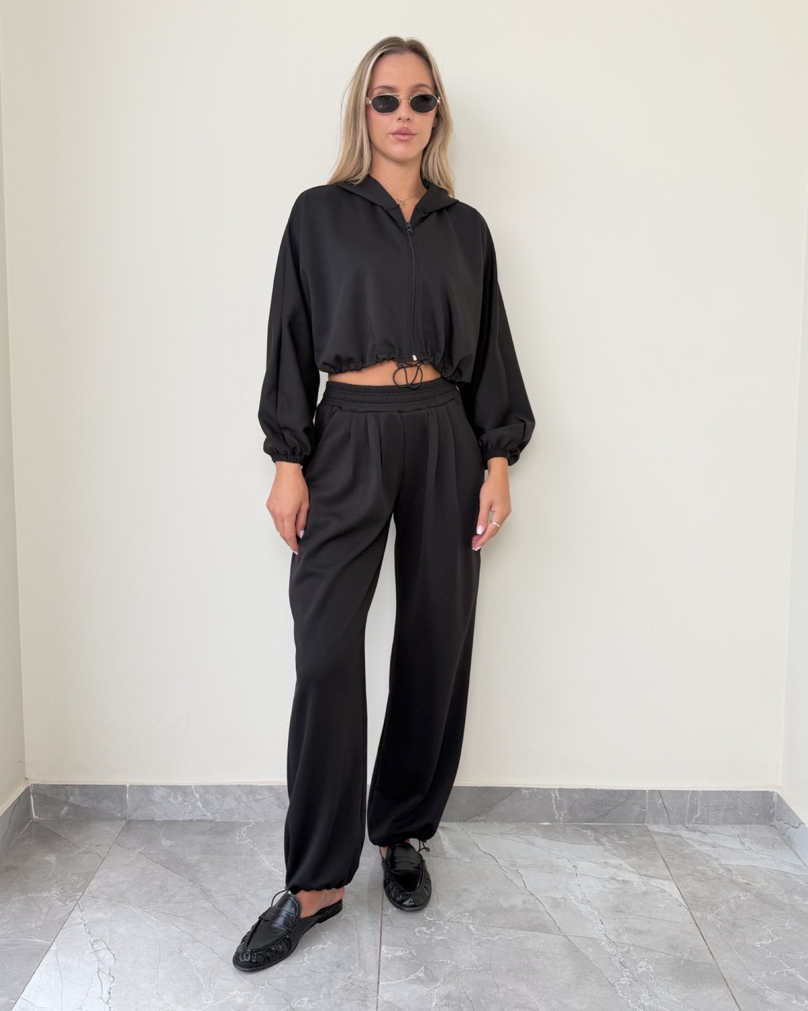 Kiara Comfy Cropped Jacket 3 Piece Set