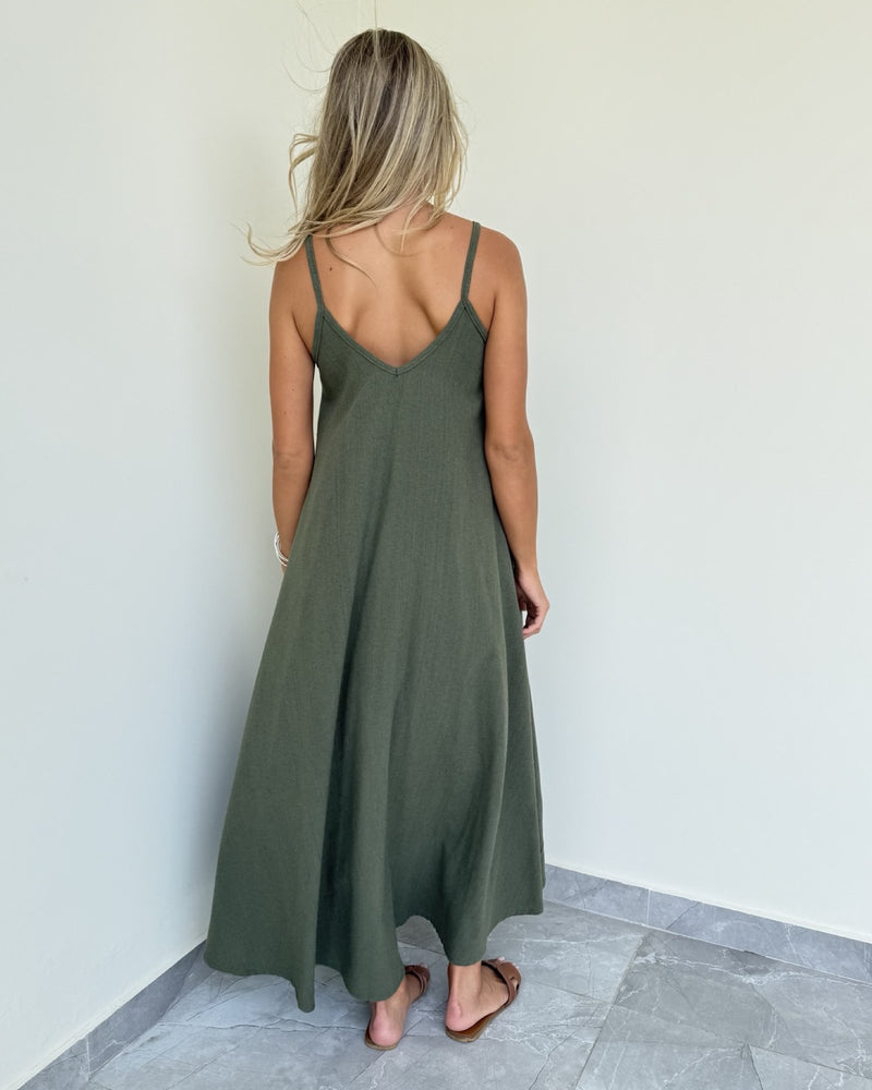 Lena Linen Dress