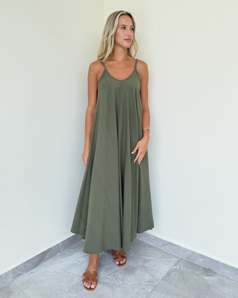 Lena Linen Dress