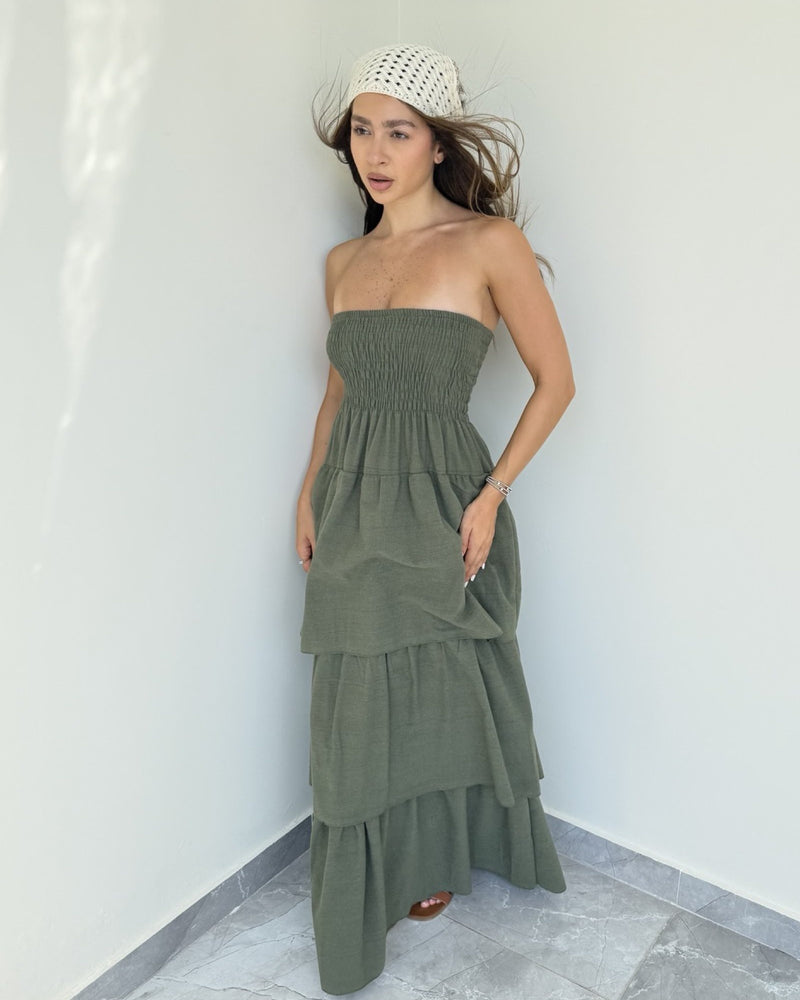 Lucia Linen Dress
