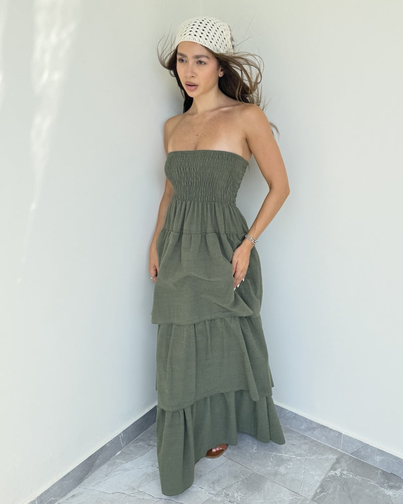 Lucia Linen Dress