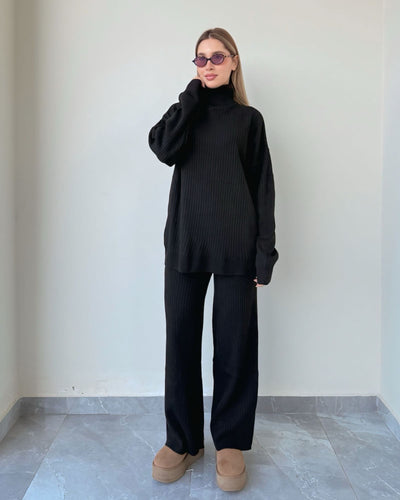 Sofia Turtle Neck Wool Set