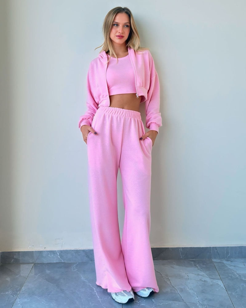 Barbie Cropped Jacket 3 Pieces Set