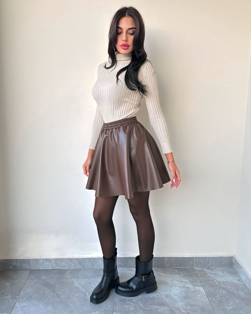 Leather Skirt