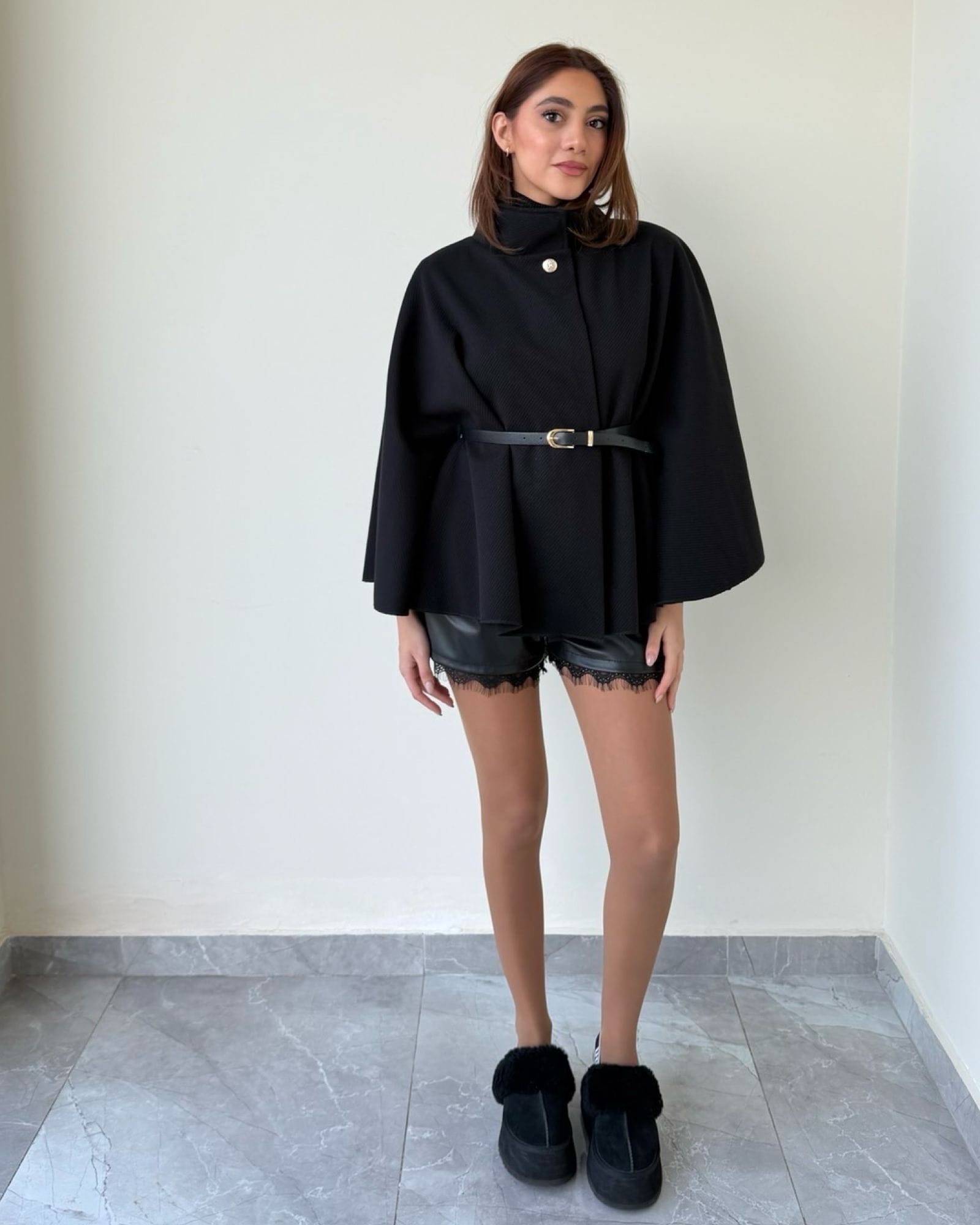 Sienna Belted Cape