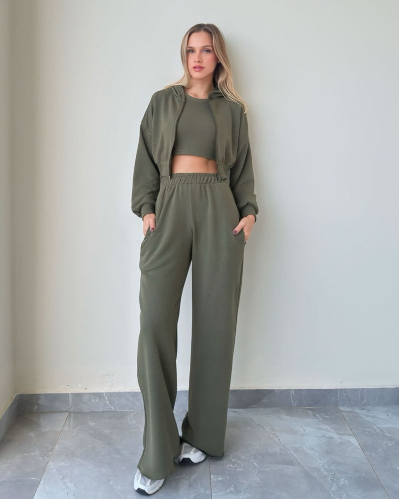 Barbie Cropped Jacket 3 Pieces Set