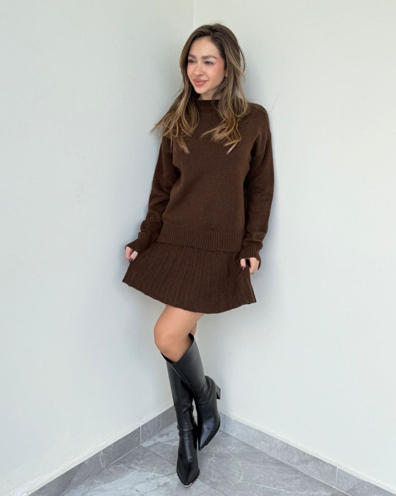 Sasha Wool Skirt Set