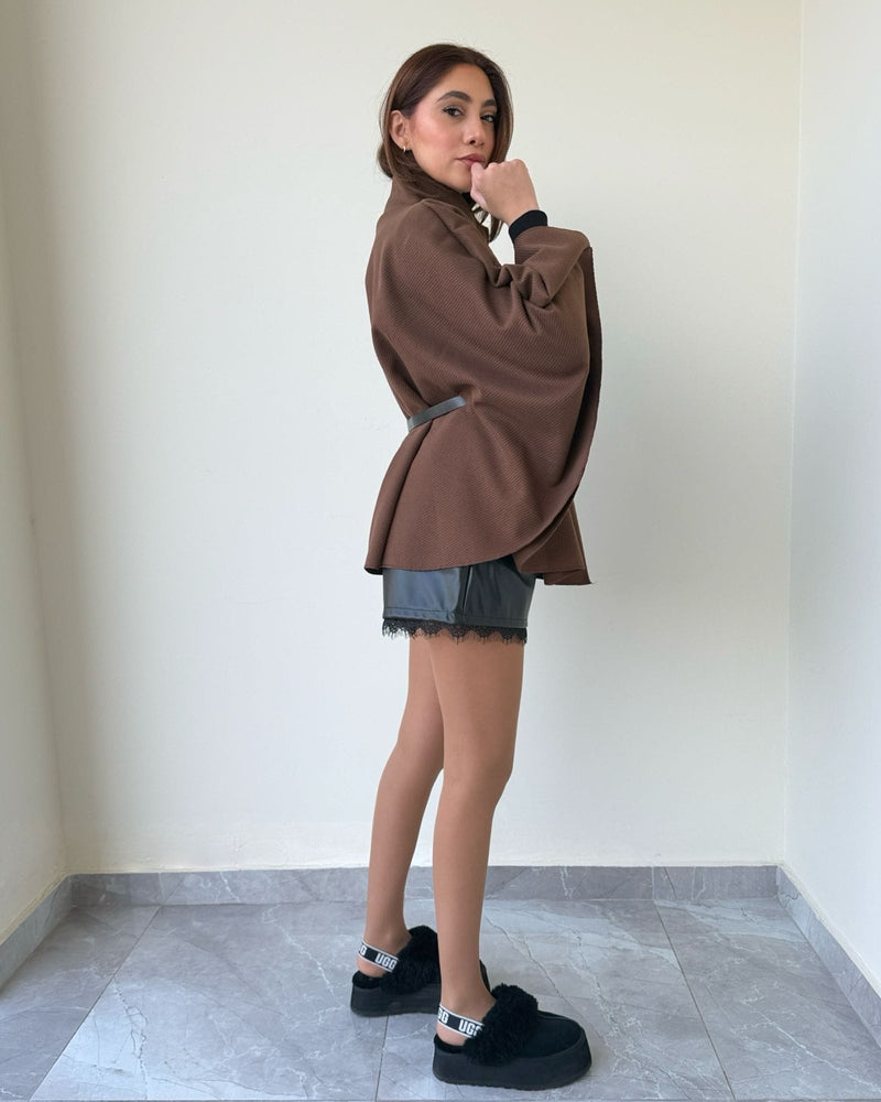 Siena Belted Cape