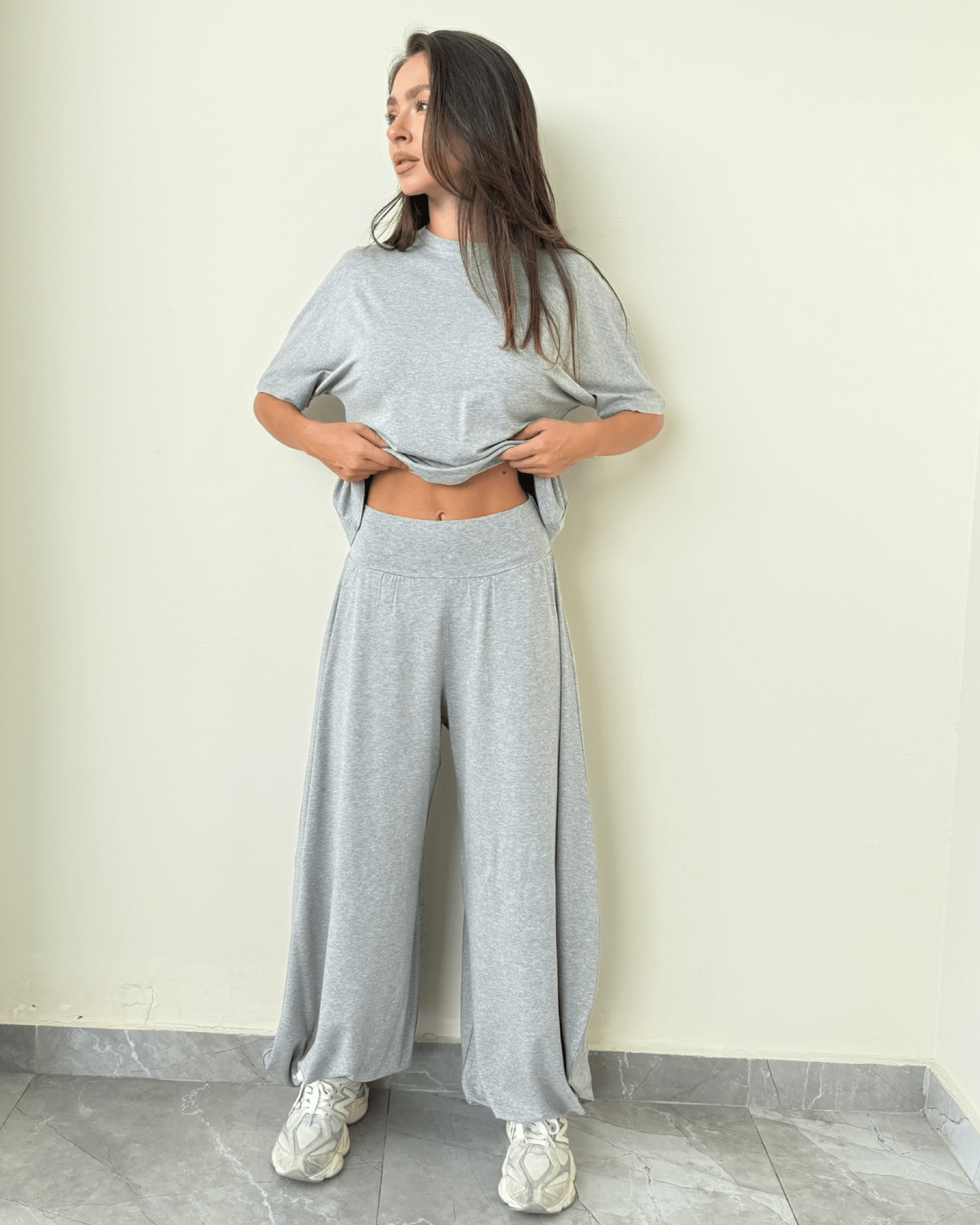 Milana Comfy Long T-shirt Set